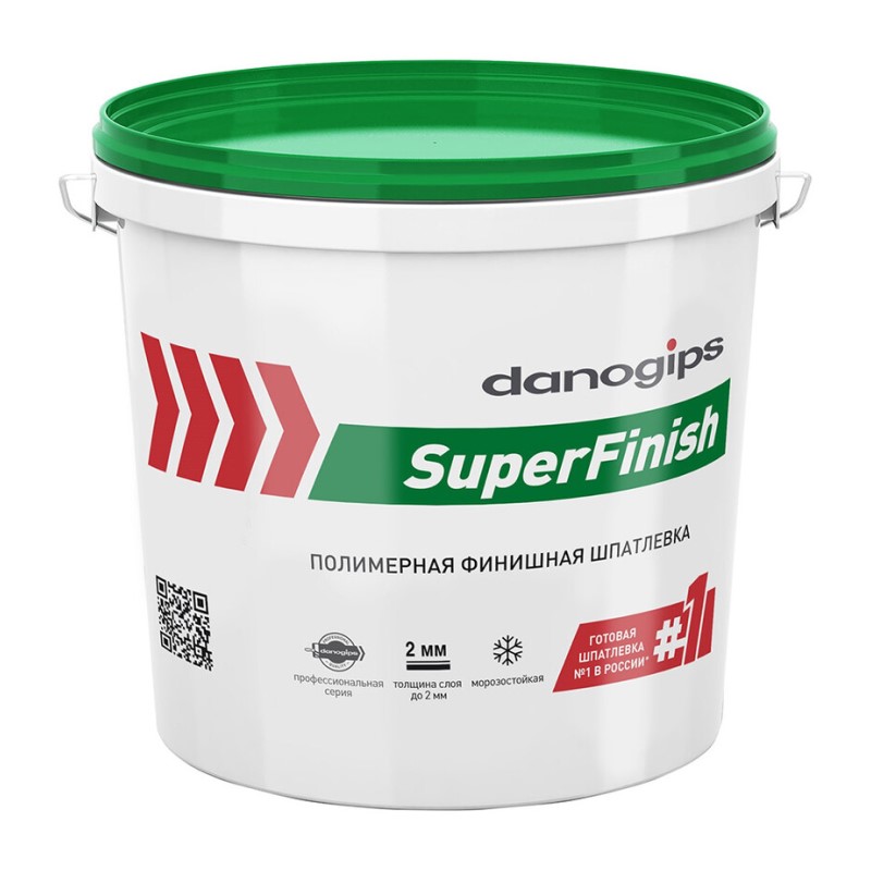 Шпаклевка Danogips SuperFinish готовая (5 кг)