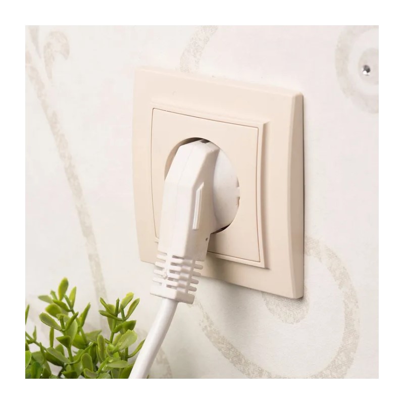 Розетка с/у Минск ERR16-028-200, 1 гнездо, с/з, з/ш, бежевая