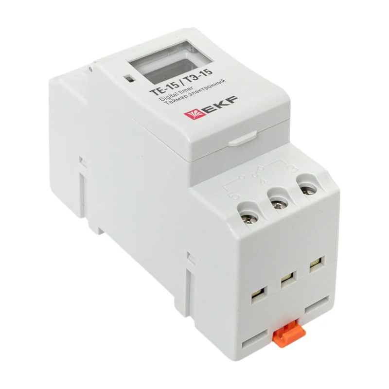 Таймер электронный на DIN-рейку ТЭ-15, 230В, 16А