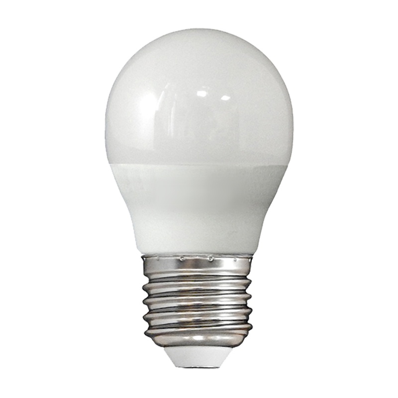 Лампа светодиодная LED E27, шар, 6Вт, 4000К, нейтральный свет