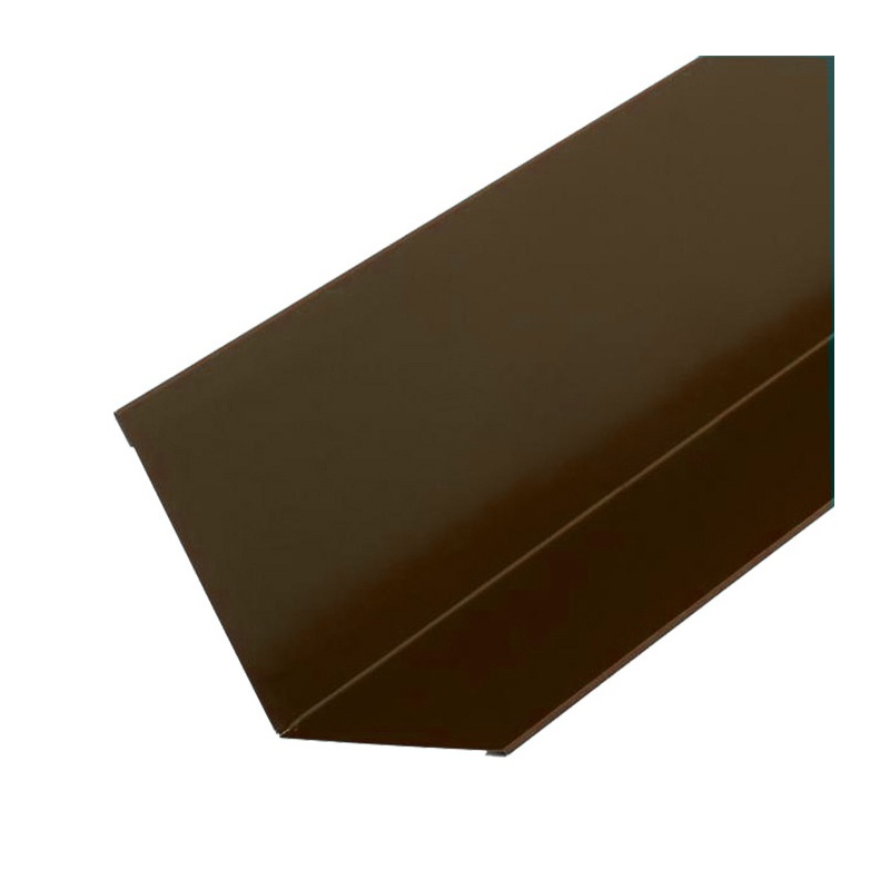 Планка примыкания для гибкой черепицы RAL 8017 коричневый шоколад (2 м)