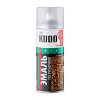 Эмаль по ржавчине Kudo KU-3012 молотковая серебристо-вишнёвая (0,52 л)