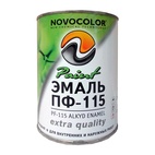 Эмаль Novocolor ГОСТ-76 ПФ-115 С матовая (1,5 л)