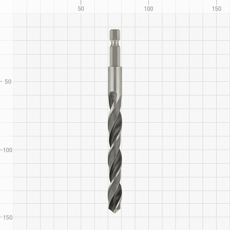 Сверло с шестигр.хв.по металлу Trigger 73500 Р6М5 10,0 мм