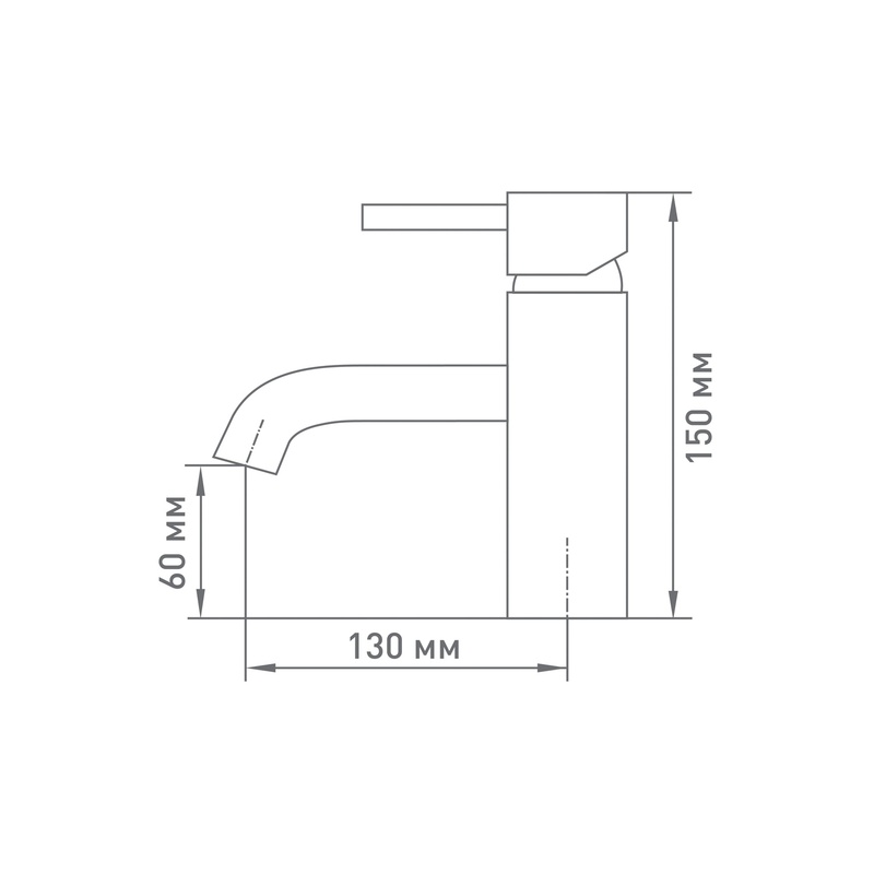 Смеситель для раковины Mix&Fix Buggy 0208, с гигиеническим душем