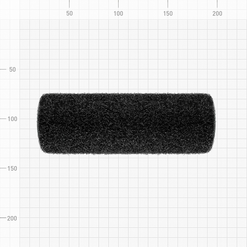 Валик сменный для нанесения шпаклевки Варяг 32880, ворс 18 мм, 180 мм