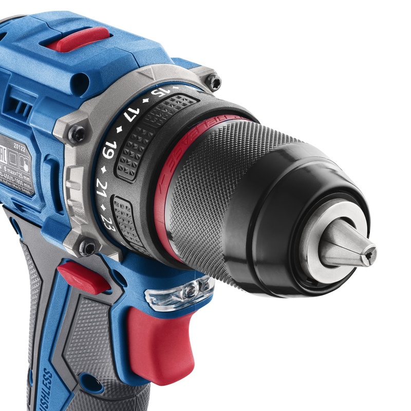 Дрель-шуруповерт Trigger 20122, бесщеточная, 18V, 13 мм, 58 Нм, без аккумулятора и зарядного устройства