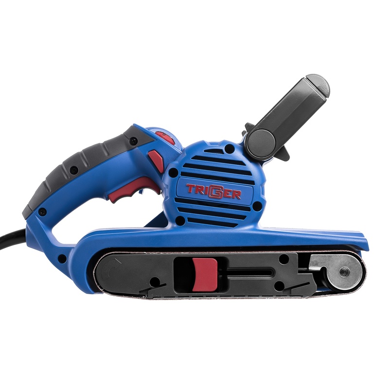 Шлифмашина ленточная Trigger 20201, регулировка скорости, 76х533 мм, 800 Вт