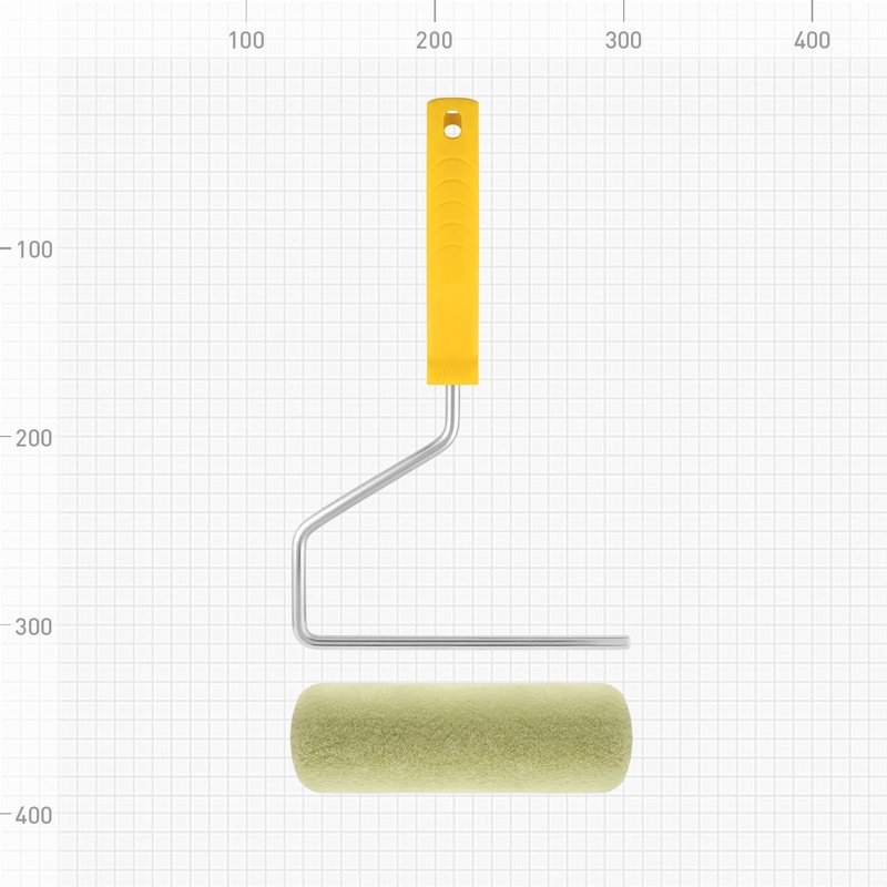 Валик Biber 32512, полиакрил, с бюгелем, ворс 11 мм, 180 мм
