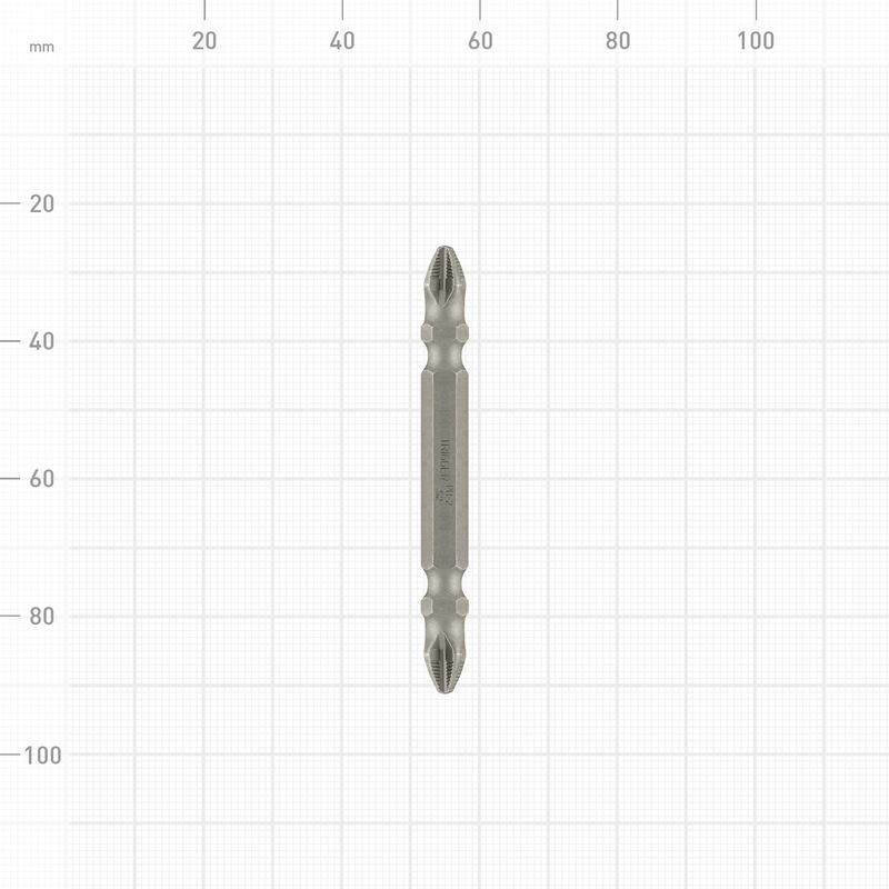 Бита Trigger 84983 Профи PH-2 двухсторонняя 65 мм