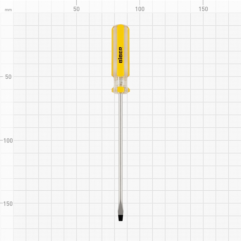 Отвертка Biber 85572 Стандарт SL 3х100 мм