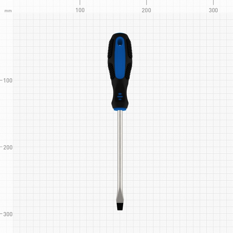 Отвертка Biber 86006 Крафтер SL 8х150 мм