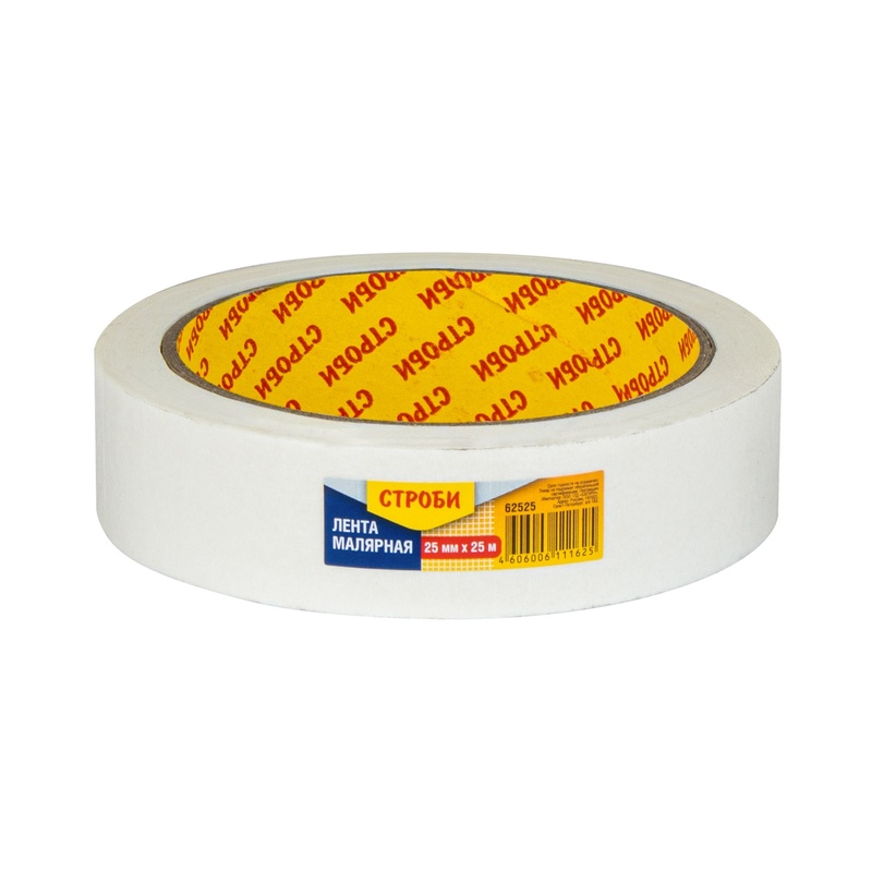 Лента малярная Строби, 25 мм х 25 м