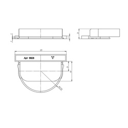 Переходник Standartpark д/соединения лотков S’park 0881011 и 08818 к дождеприемникам S’park и Basic, 6828