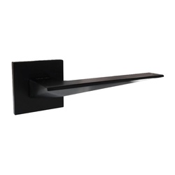 Ручка дверная раздельная Vrata 2176AL серия 03 slim черный