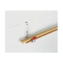 Крюк настенный, 140х150 мм, алюминий, серебро анод.