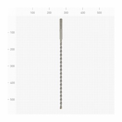Бур Trigger 88003 SDS-Max (двойная спираль, 4 резца), 14х415/540 мм