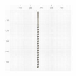 Бур Trigger 88004 SDS-Max (двойная спираль, 4 резца), 16х415/540 мм