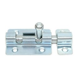 Задвижка дверная (шпингалет) ЗТ-4, L=57 мм, цинк