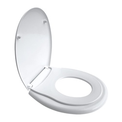 Сиденье для унитаза Orio КС-01 семейная, белая, с детским сиденьем