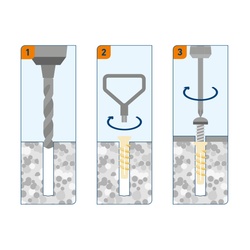 Дюбель для газобетона SORMAT KBT 8 12х60 нейлон (25 шт)