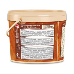 Эко-Лак водоразбавляемый паркетный Текс Биотекс, полуматовый (2 л)