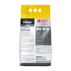Клей для плитки Gerkules GM-45 Суперполимер (10 кг)