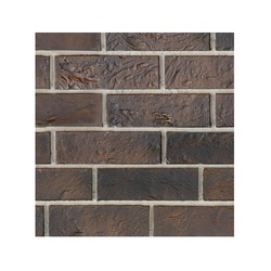 Фасадная панель Vox Vilo кирпич темно-коричневый с фугой 1х0,42 м