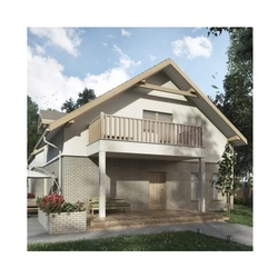 Фасадная панель Vox Vilo кирпич слоновая кость с фугой 1х0,42 м