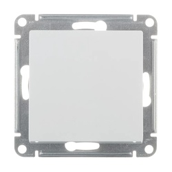 Переключатель с/у Atlasdesign Aqua ATN440161, 1 клавиша, б/инд, IP44, белый
