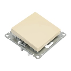 Переключатель с/у Atlasdesign ATN000261, 1 клавиша, б/инд, бежевый