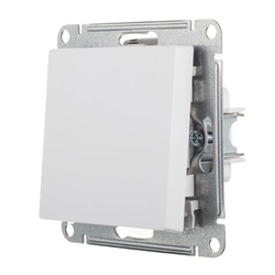Переключатель с/у Atlasdesign ATN000161, 1 клавиша, б/инд, белый