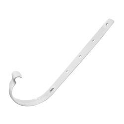 Кронштейн желоба металлический Variform North, белый