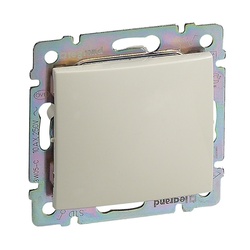 Выключатель с/у Valena 695600, 1 клавиша, б/инд, бежевый