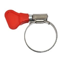 Хомут червячный для шлангов 30-45 мм, "с бабочкой" (2 шт)