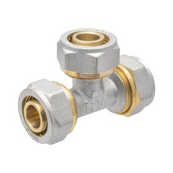 Тройник для металлопластиковых труб 20 мм