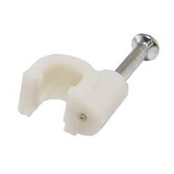 Скоба для кабеля d=10мм круглая (50 шт.)