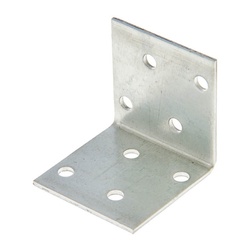 Уголок крепежный 50х50х80х1,8 мм, оцинкованный