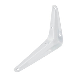 Уголок для полок (консольный кронштейн) 350х300 мм белый