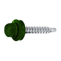 Саморез кровельный SWFS Premium RAL-6020 ZP 4,8х51 (200 шт) круглый конт-р