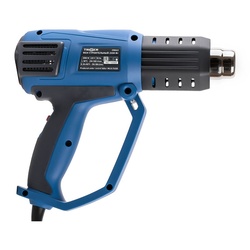 Фен строительный сетевой Trigger 20062, 2 кВт 50-650°, ЖК дисплей 4 насадки, L кабеля=3 м, кейс