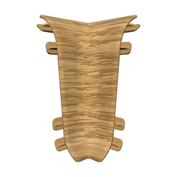 Угол внутренний Ideal Комфорт, дуб темный, 55 мм (20 шт)