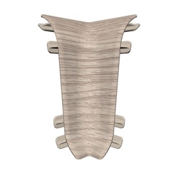 Угол внутренний Ideal Комфорт, дуб снежный, 55 мм (20 шт)