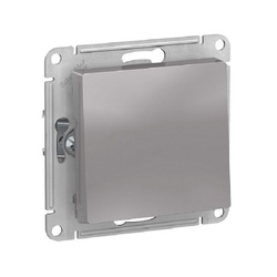 Выключатель с/у Atlasdesign ATN000311, 1 клавиша, б/инд, алюминий
