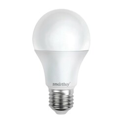 Лампа светодиодная Smartbuy LED E27, груша, 15Вт, 230В, 4000К, нейтральный свет