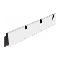 Профиль "папа" для грильято 75х75 мм L=600 мм, h=40 мм, белый