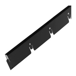 Профиль грильято 75х75 мм L=600 мм, h=40 мм, черный