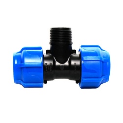 Тройник Spektr компрессионный, комбинированный PN16 НР 25х3/4"